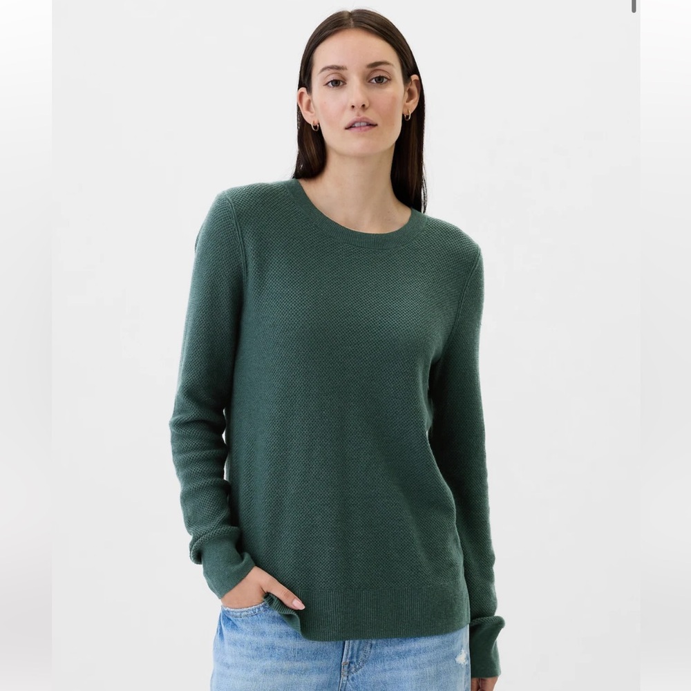 GAP Seedstitch Green Sweater